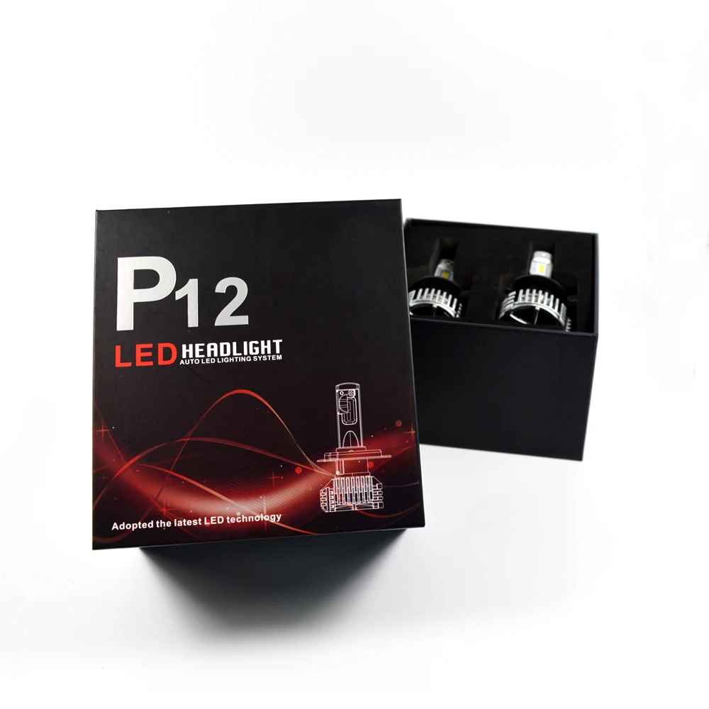 Ultra led hot h7 100w car headlights halogen bulbs replacement car led lamp P12 12voltage car head led lights h7