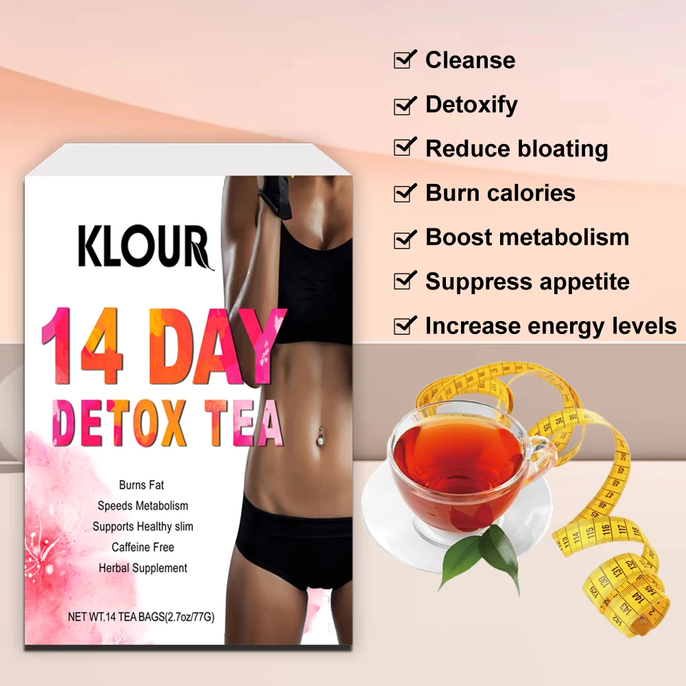 OEM Wholesale Detox Slim Tea 14 Days Fast Weight Loss Custom Logo Tea Bags Detox Instant Nature Herbal Tea