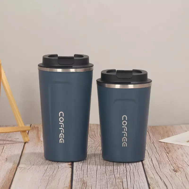 Hot selling  Double Walled Stainless Steel Car Tumbler Business Office Thermal Mug Vacuum Insulated Reusable Coffee Cup