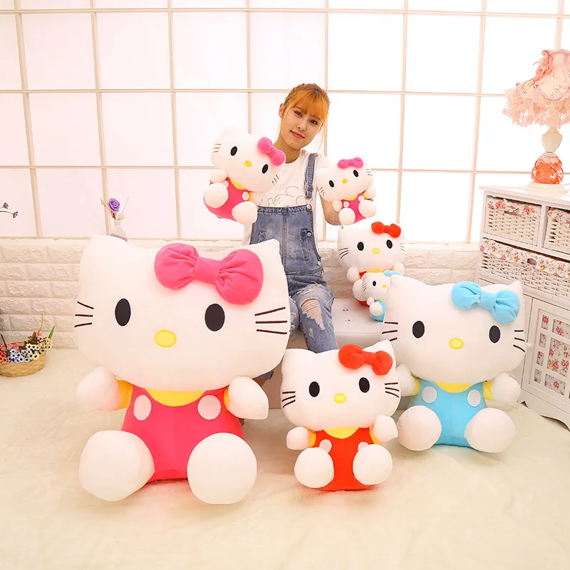Low moq hello kitty plush toy sourcing agent plush toy pink color easter stuffers