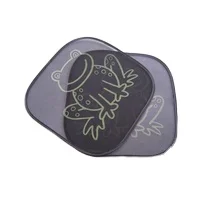 screen printing folded curtain for car / side window car sunshade