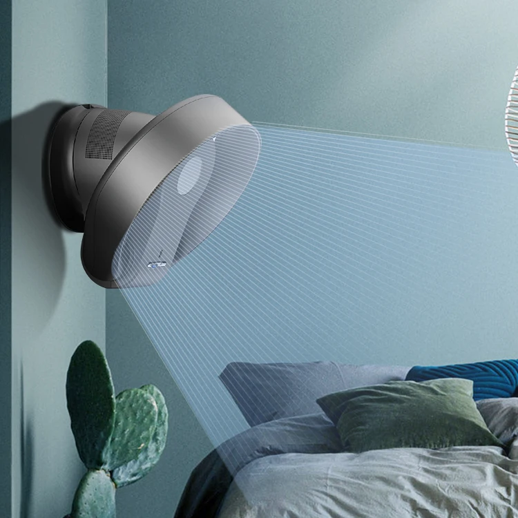Table Wall Mounted Bladeless Fan Silent Dc Motor Energy-Saving Turbocharging Technology Smart Air Cooling Fan