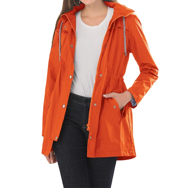 Best Rain Coat Womens OEM/ODM Waterproof Long Raincoat Accept Customer Requirement