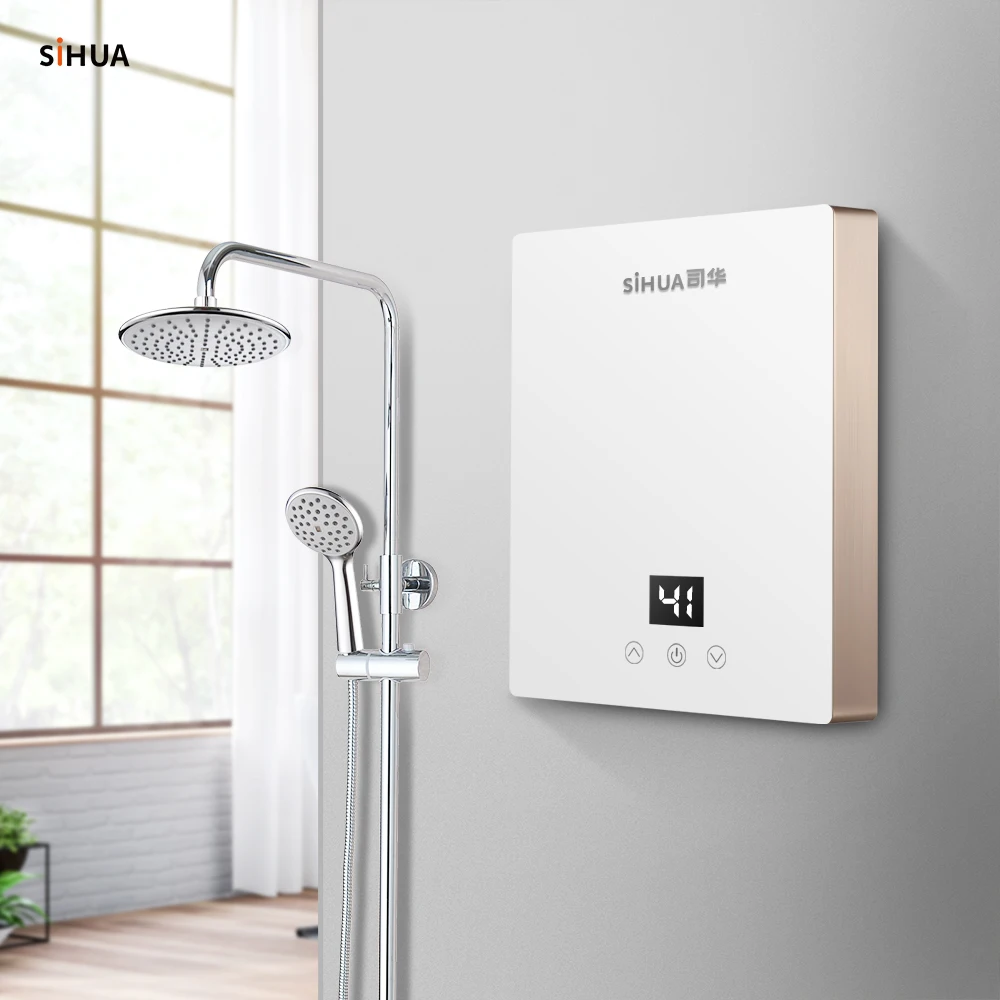 SiHUA 3.5KW 5.5KW Kitchen Basin Mini Tankless Water Heater Electric Instant for Hand Wash