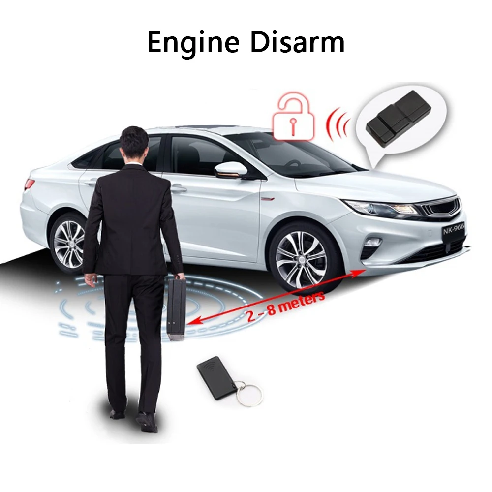 Flydee factory RFID 2 4 ГГц Автомобильный Противоугонный автомобильный иммобилайзер