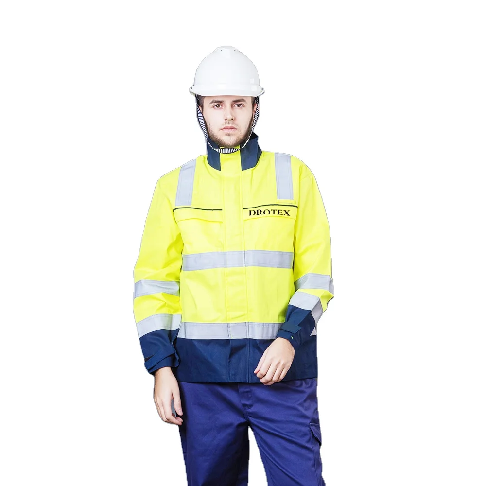 CVC 300GSM Electrical Arc Flash FR Protective Jacket Shirt