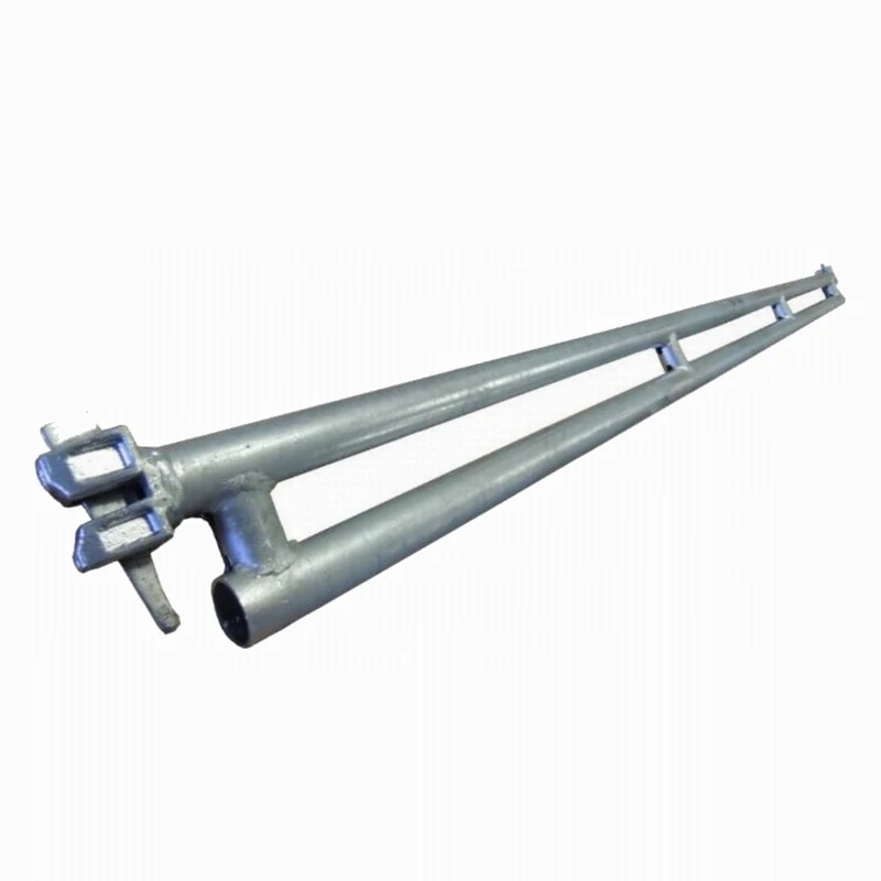 Construction Materials Hot Dipped Galvanized Ring Lock Scaffolding Double Ledgers for Building Construction