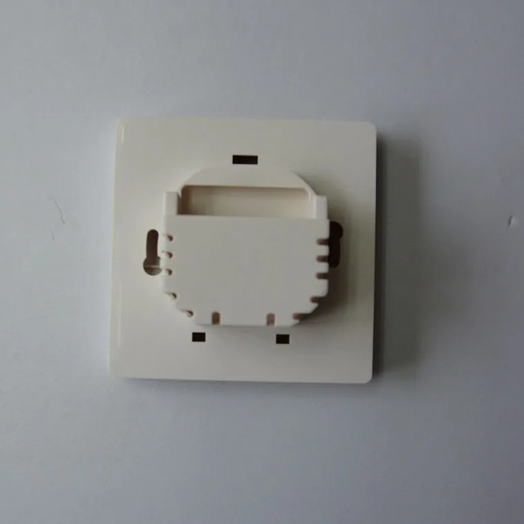 Touch Screen Display Smart Thermostat Housing ABS case Plastic Enclosure for with European Power