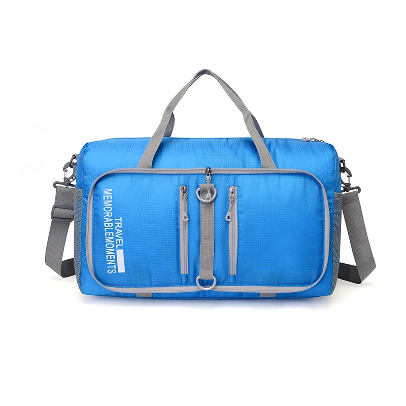 BSCI Factory Women Custom Portable Foldable Folding Duffle Travel Tote Bag for Luggage Bag Travel Luggage