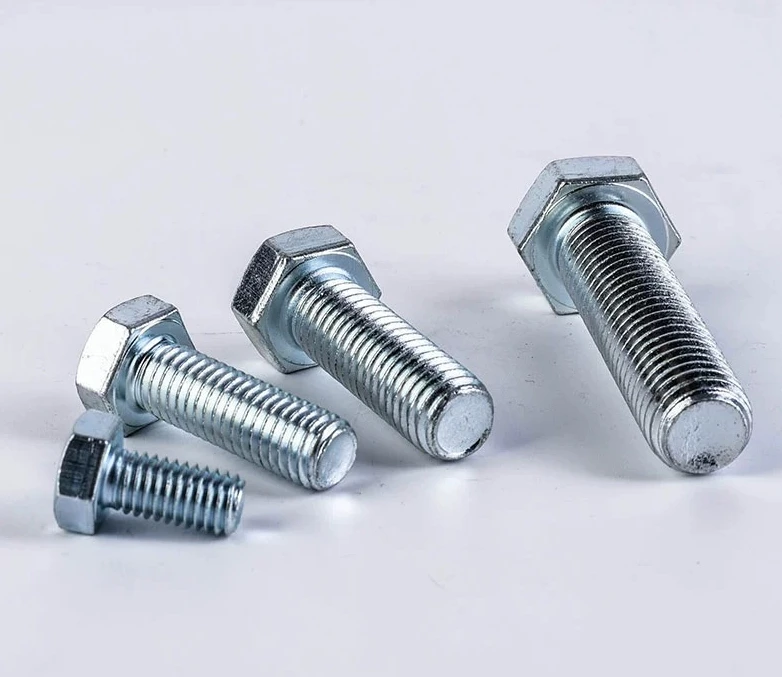 factory direct sale m5 durable din933 galvanization Hex bolt for home use