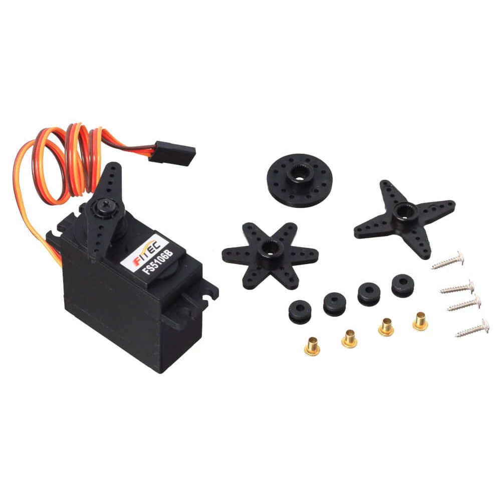 Feetech FS5106B 6KG Servo Motor High Torque Generic Standard Size RC Cars Boats Robots Toys Battery Powered Remote Control