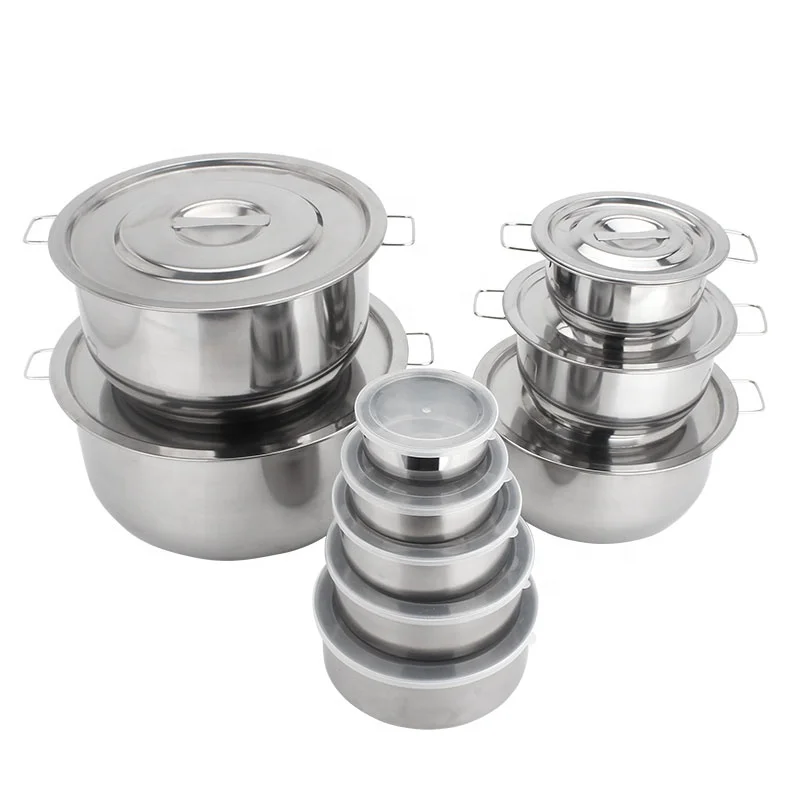 
5pcs Thailand Kitchenware Kitchen Sets Accessories Thai Cooking Pot With 5Pcs Storage Box 