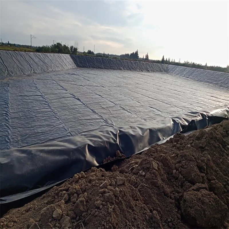 luming 2mm high density polyethylene hdpe geomembrane composite geotextile is used to build warehouses, dams, canals