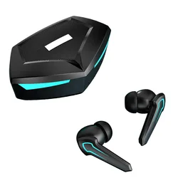 P30 P36 V9 Gaming Wireless Earphones LED Display Headset Zero latency Headphones With Charging Box Waterproof
