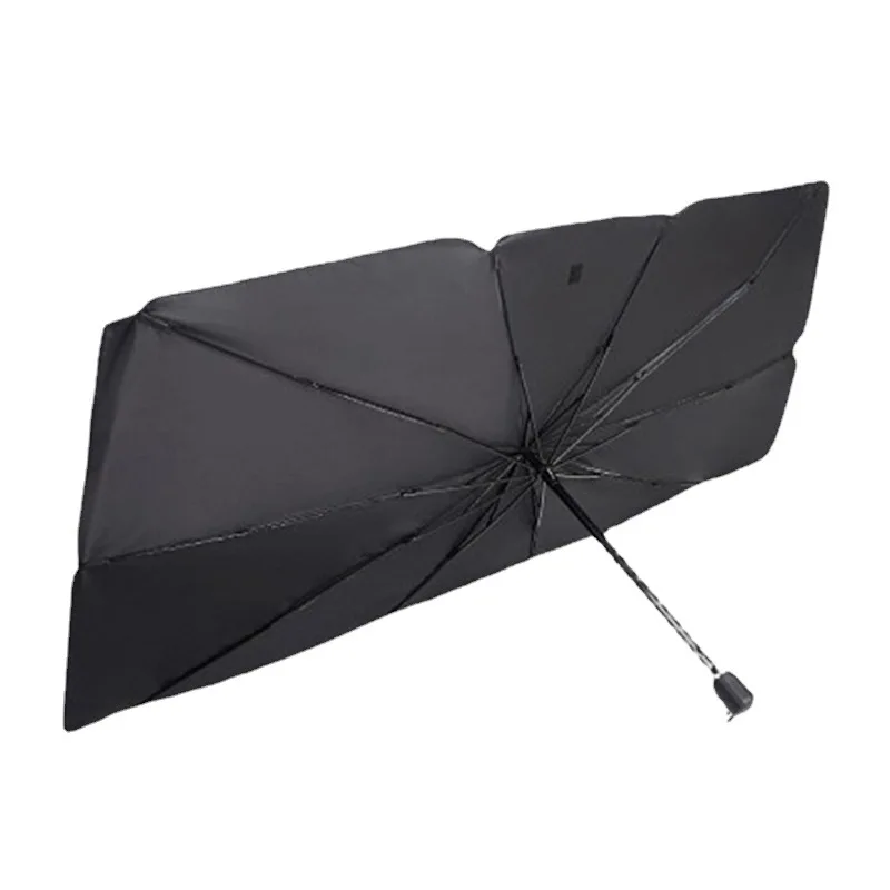Car sunshade can be customized anti-ultraviolet accessories umbrella can be folded car anti-ultraviolet umbrella