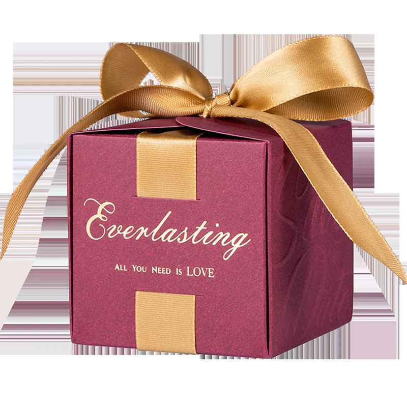 T16 Luxury Baby Shower Gift Packaging Party Dragee Biscuit Chocolate Candy Sweet Wedding Favor Box