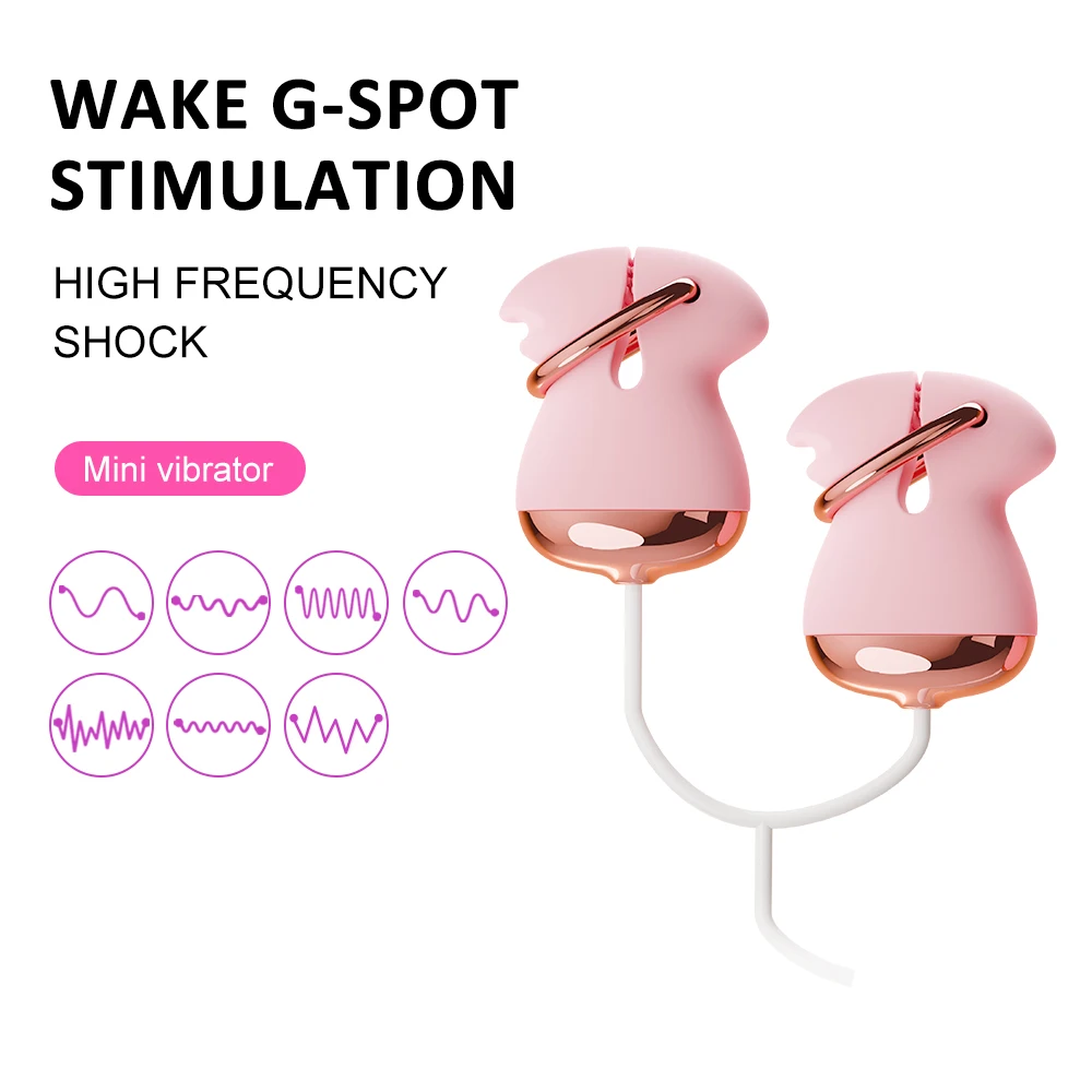 Bullet Vibrators for Clitoris Stimulation Mini Rechargeable G Spot Massager with 7 Vibration Modes sex toy supplie