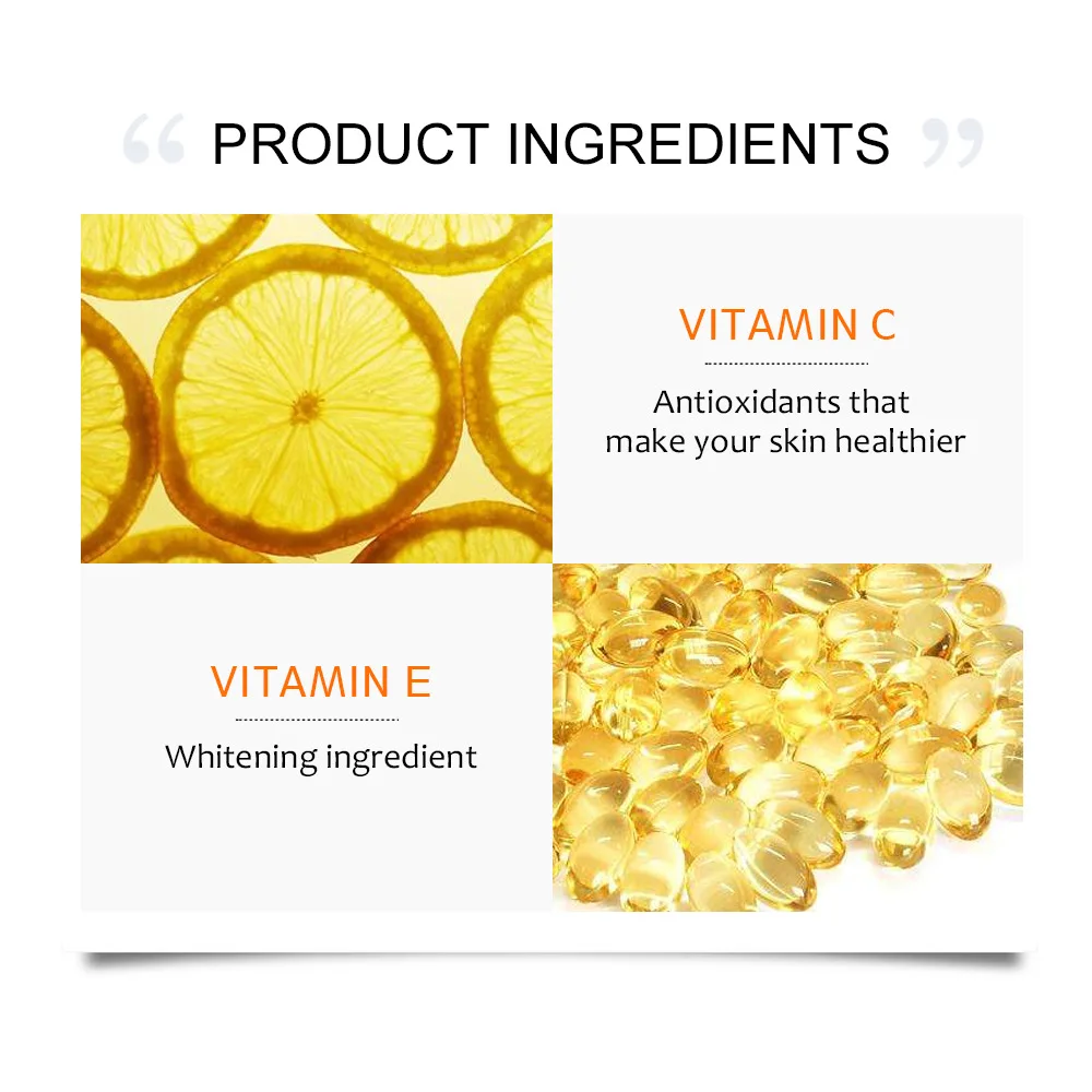 Best Low Moq 100% Organic Brightening Lightening Moisturizing Whitening Vegan Vitamin C Body Lotion for Black Skin