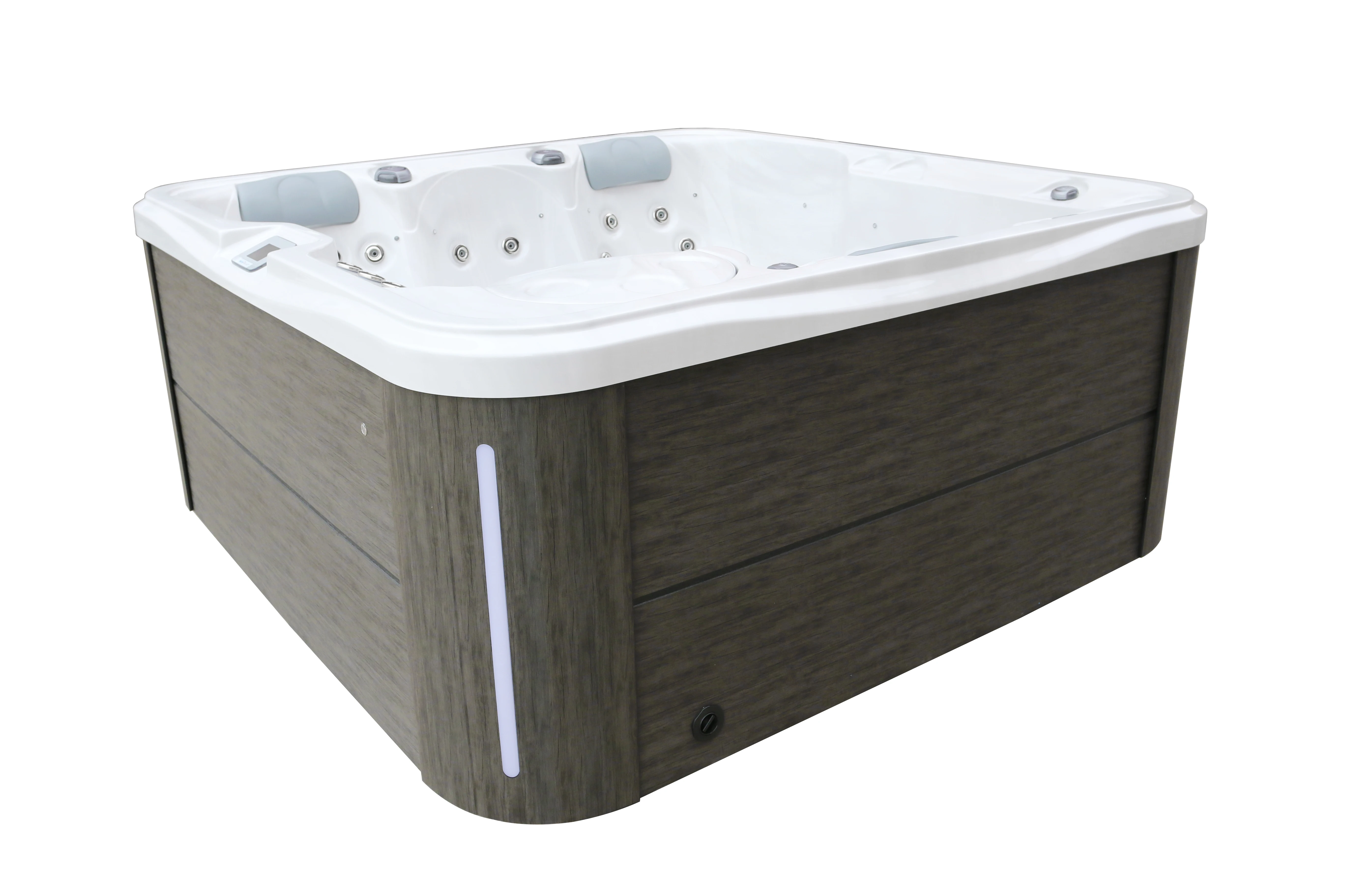 Chinese Manufacturers 4 Person Acrylic Bathtub Freestanding Hydromassage Pool SPA
