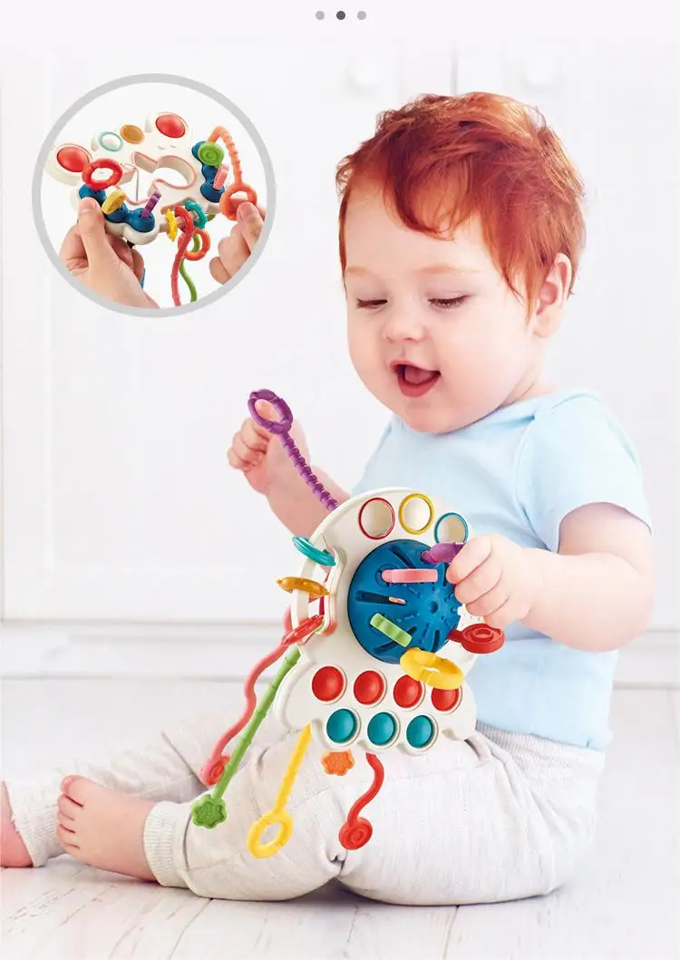 Yubon Trendy Toy 2025 Education Grip Exercise Puzzle Children Parent-children Interactive Toy Games For 0-2 Year Gift Wholesale