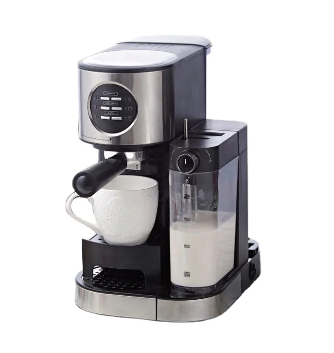 Espresso Latte Cappuccino 3 in 1 Automatic 15 Bars Espresso Coffee Machine with Italian Ulka Pump