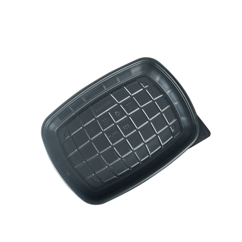 Disposable Plastic Trays Take Away Food Container Plastic Roast Chicken Box with Lid