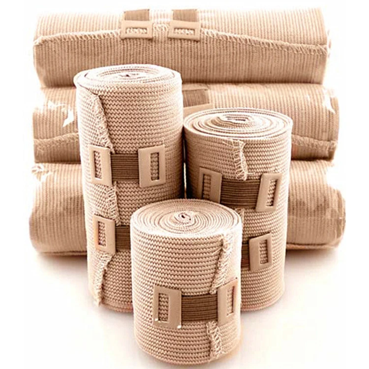 
Hospital grade medical gauze bandage sports wound dressing colored self adhesive vet wrap cohesive elastic bandage 