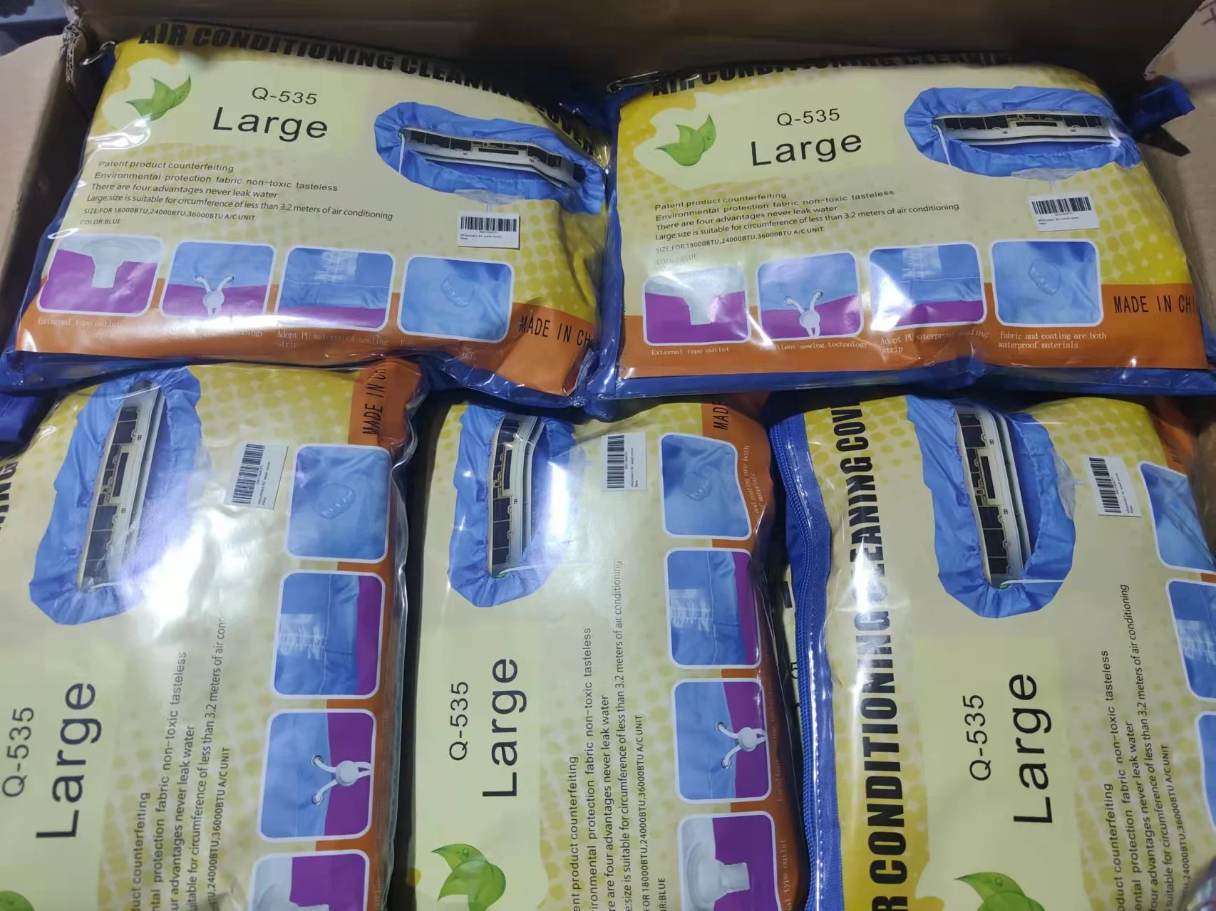 Factory Manufactured AC Cleaning Cover Washing Bag Tool Kit for Home Office Split Air Conditioner Used