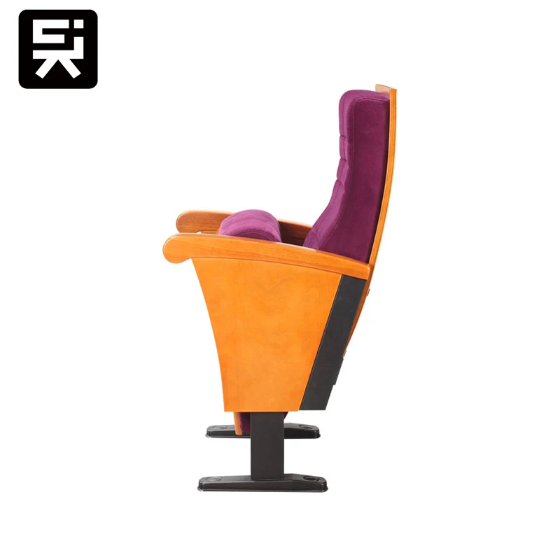 Modern Style Soft Cushion Auditorium Chair for Theater Church Cinema Hall School Hotel Hospital Home Theater Use