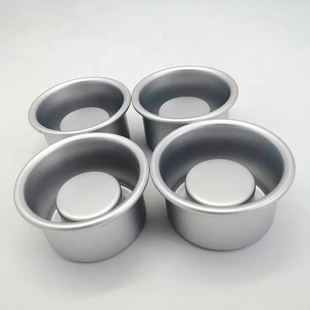 3/4/5 inches Aluminum Small Round Angel Cake Mold Forms Pudding Mold