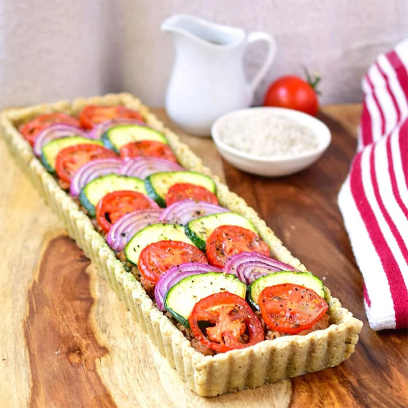 Aluminum pie pan round rectangular bread pan heavy duty mini egg tart baking tray small perforated spring form cake pan set