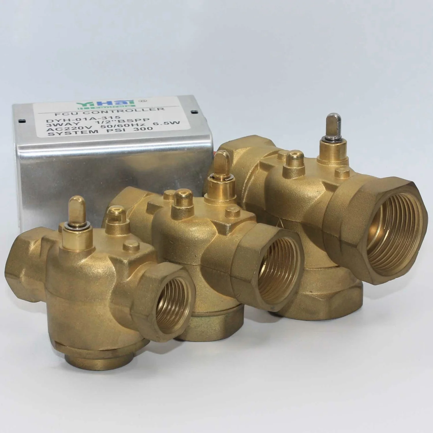 
sell well 3 two way normal close electric water lever flow control zone valves electrical spring return actuators 