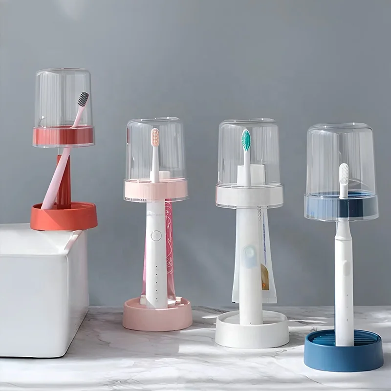 Portable Organizer Sterilizer Toothbrush Holders With Cover Bathroom Gadgets Toothpaste Holder Toothbrush Stand