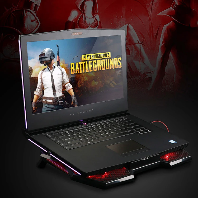  1400 RPM 5 Fans Cooler Laptop Gamer Cooling Pad Gaming Fan Hot Selling Air-cooled Ice COOREL 1400±10%RPM