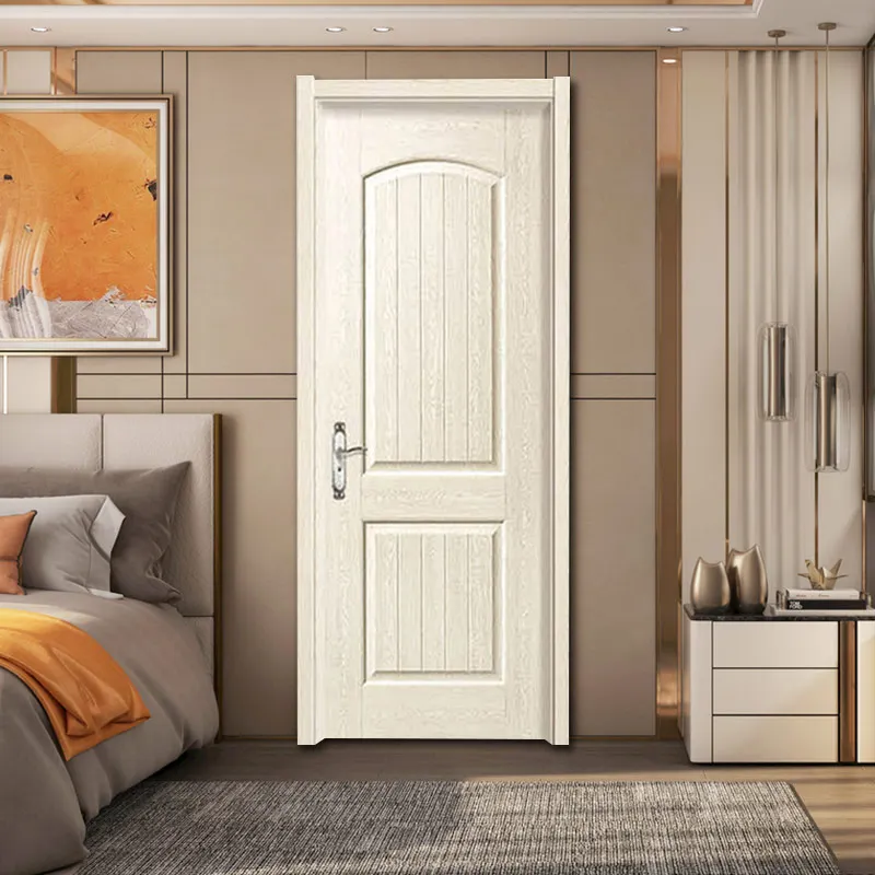 Good Quality Luxury Wood Door Design Modern Home Solid Wooden Door Apartment Interior Pre-hung Sliding Doors for Home