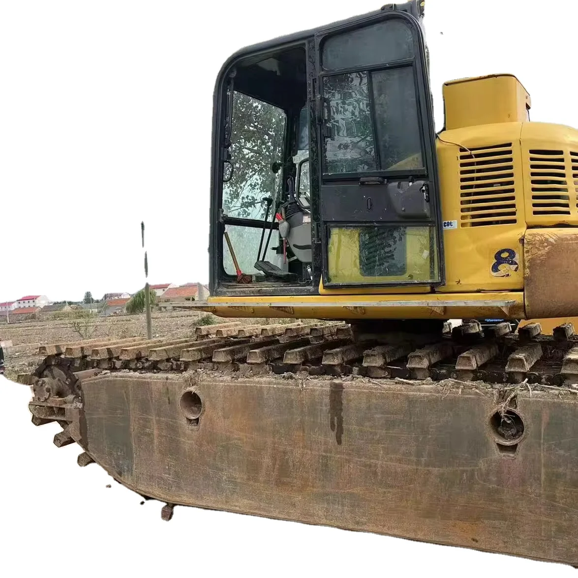 Used komatsu PC70-8 Deep Water Swamp Amphibious Dredger Mini Excavator for Hot Sale