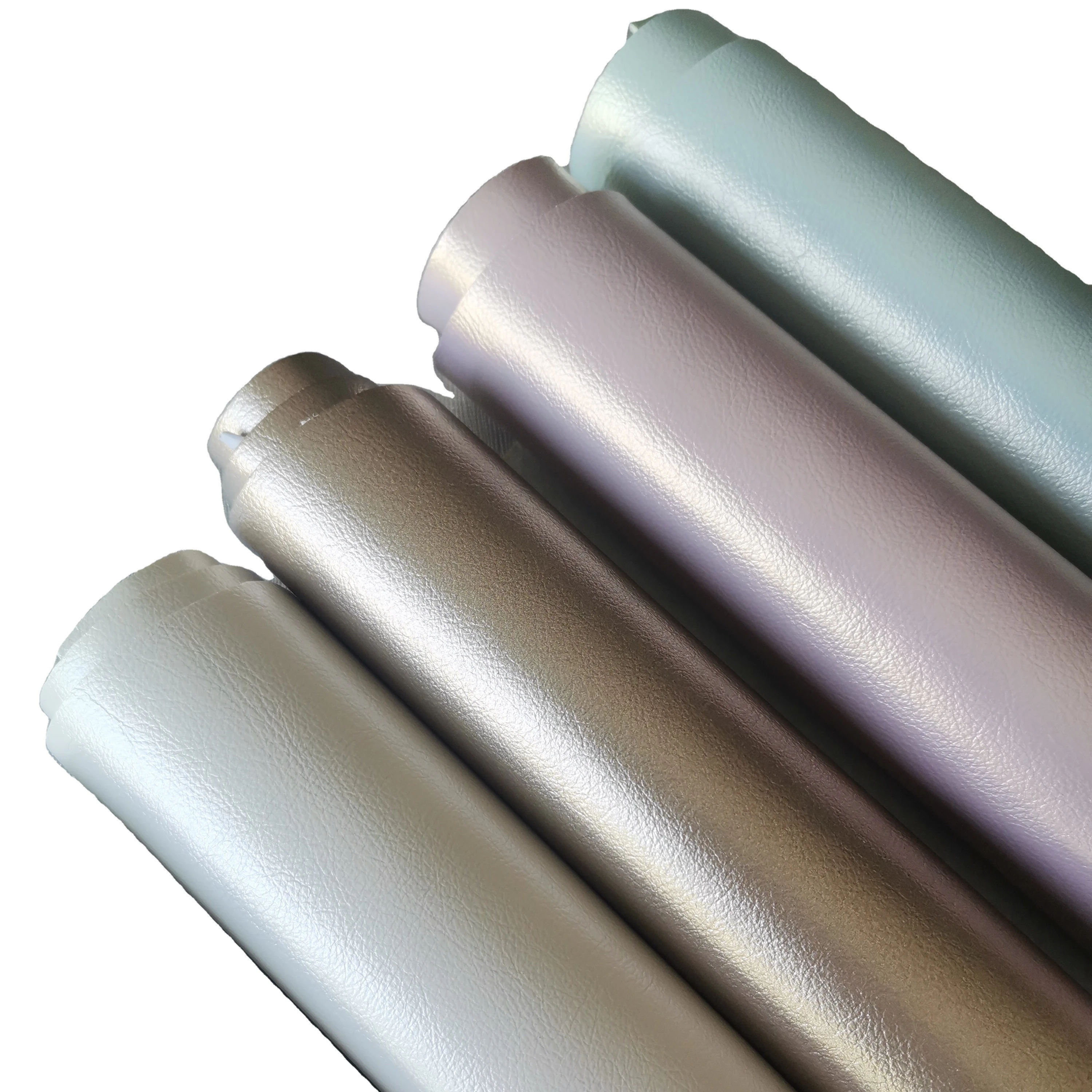 PU Microfiber Leather Pearlescent Color Customized For Handbags Shoes Decorate Sofa Chair Car upholstery