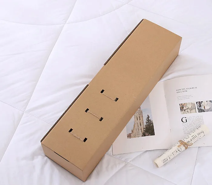 custom printed flower rose gift packaging box corrugated cardboard delivery box folding flower long shipping boxes