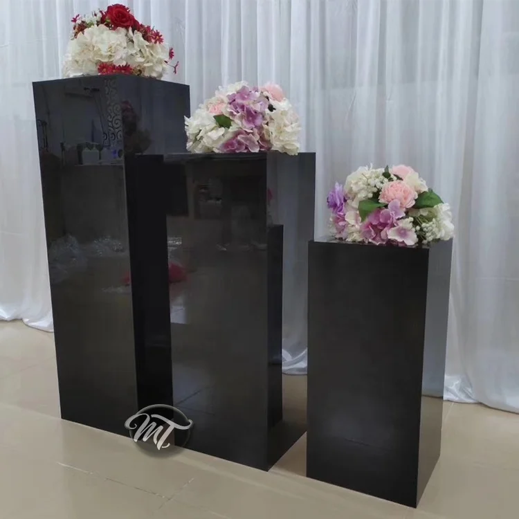 Wedding decoration pillars round square cake stand pedestal column