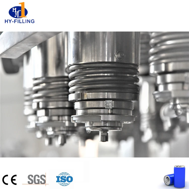 HY-filling Machinery Red Bull Energy Drink Cans Filling Machine  Energy Drink Making Machine