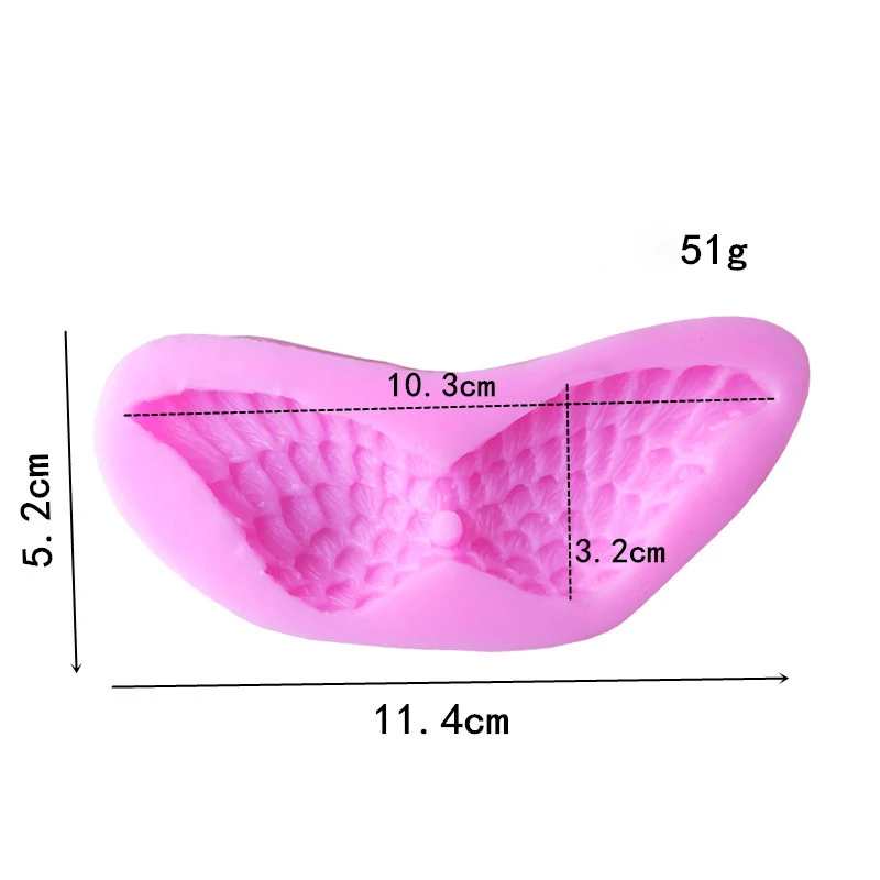 key chain mould silicone angel wings medical elbem keychain mold for resin crafts diy Fondant cake chocolate mold