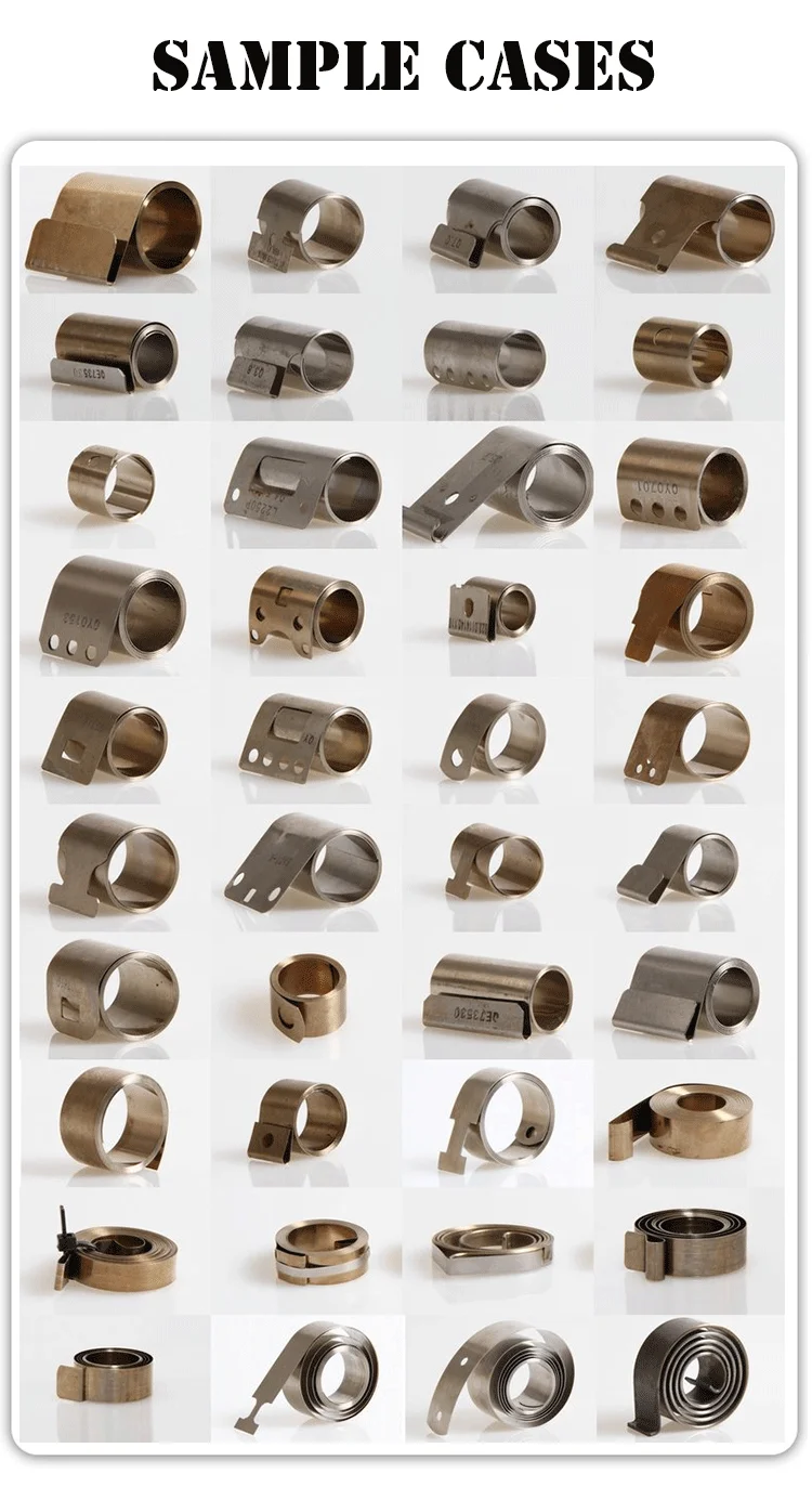 Индивидуальная прочная выдвижная пружина с постоянным усилием заводная спиральная для роликовых ставен