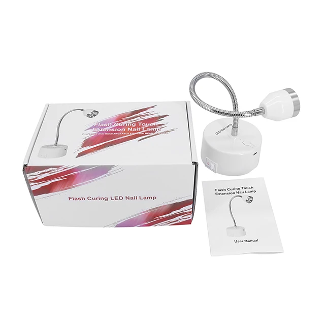 Touch-sensitive Wireless Flash Cure LED Lamp Mini UV Gel Nail Dryer Lamp for Manicure Salon Home DIY Nail Use