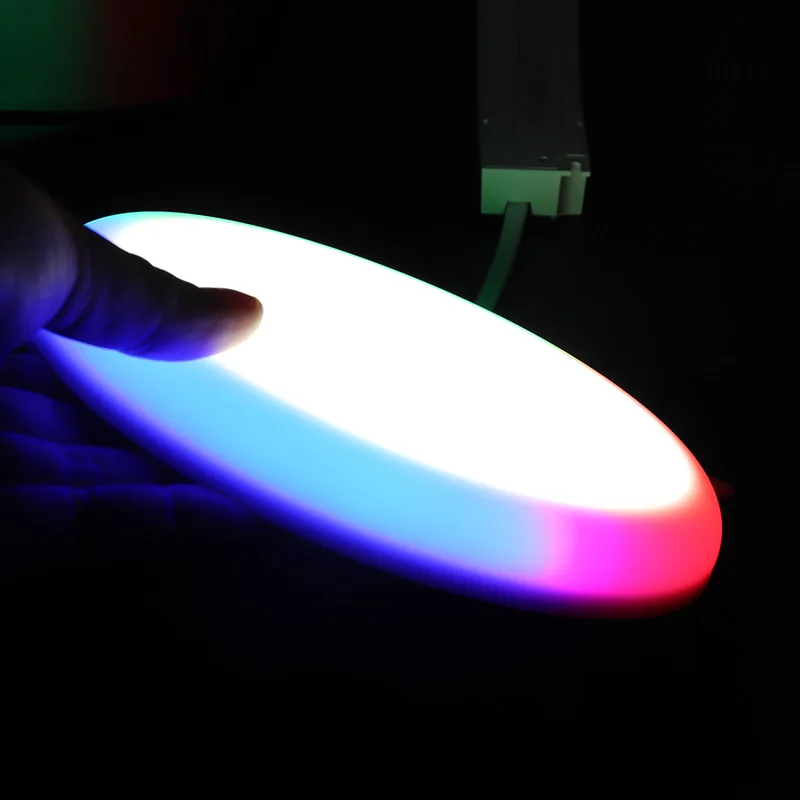 Поддержка двойной цвет триколор RGB умные регулируемые светодиодные led панель света Регулируемый 70-205 мм безрамочный светодиодный свет