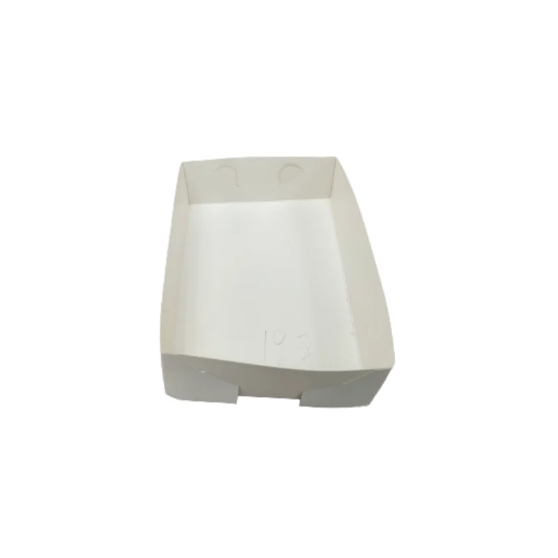 Wholesale Factory directly supply white Cake trays  Disposable food grade cake Dessert Tray food packaging Cake paper trays