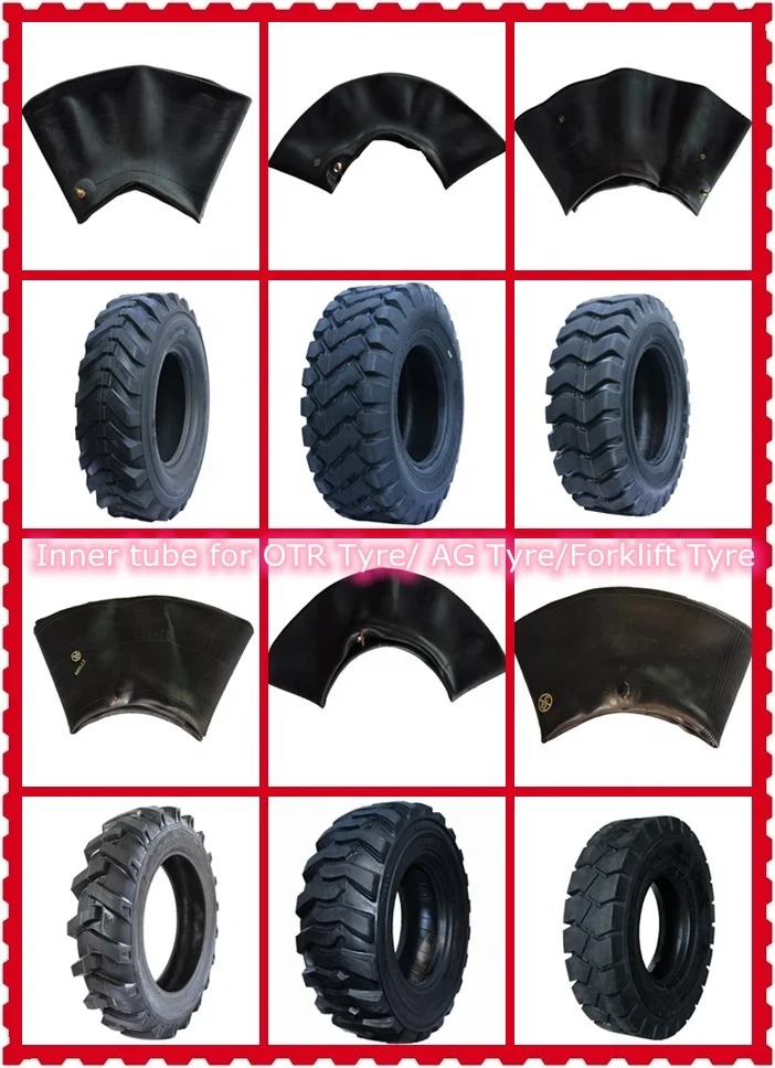 Шиномонтажная труба для погрузчиков шины внутренняя высокое качество Nature Rubber11.2/12