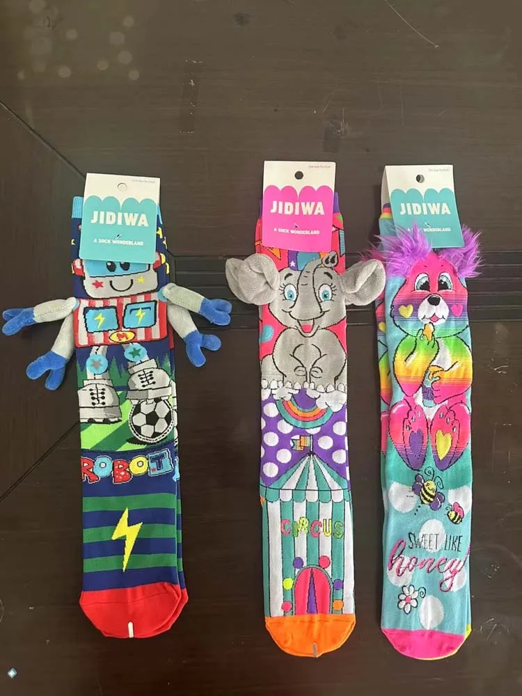 HY- 4248 Wholesale Cartoon Elephant Ear Personality Socks Kid Adults Unicorn Knee Sock Children