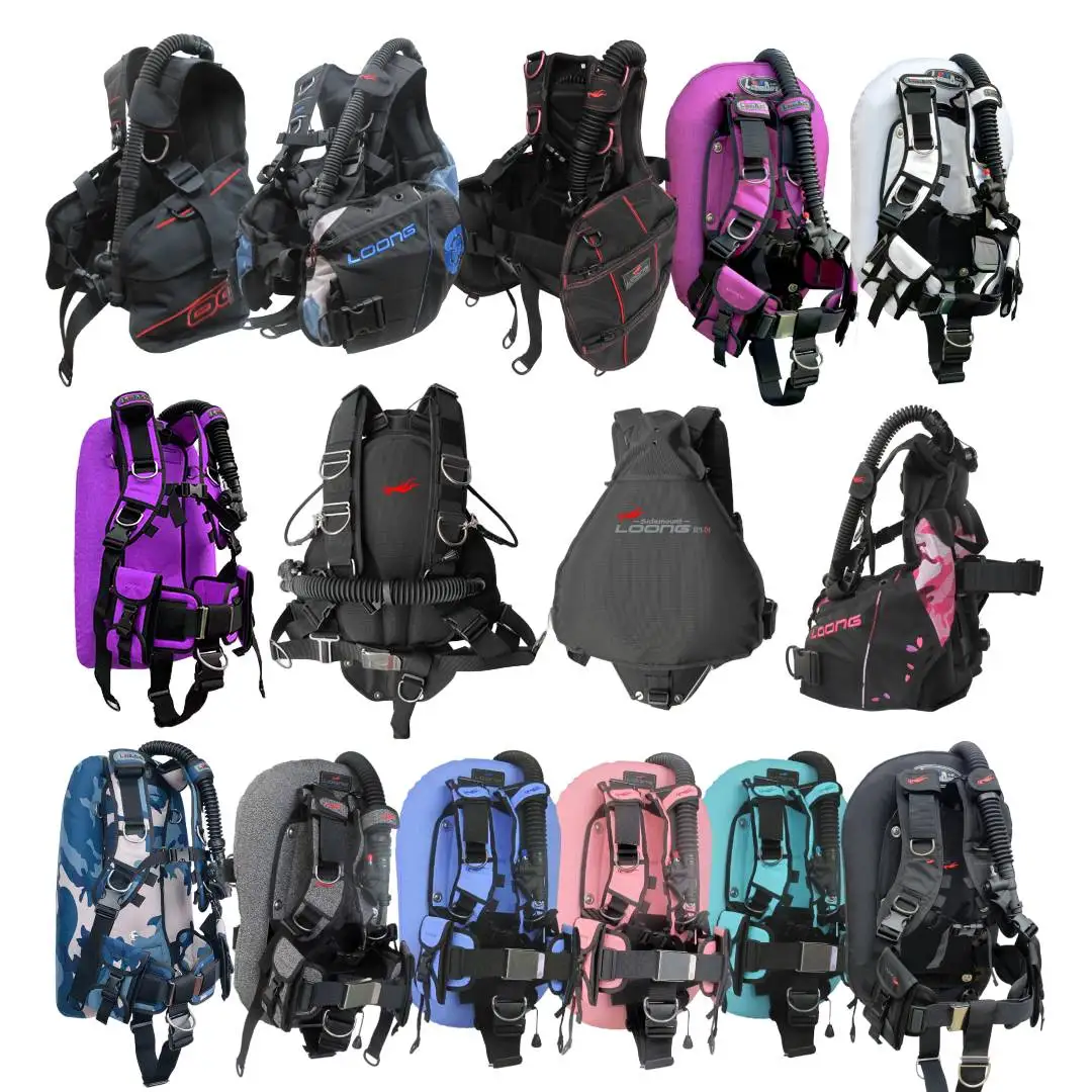 Bcd Package Nylon Diving Equipment for Sports Underwater Swim Gear with Essential Features