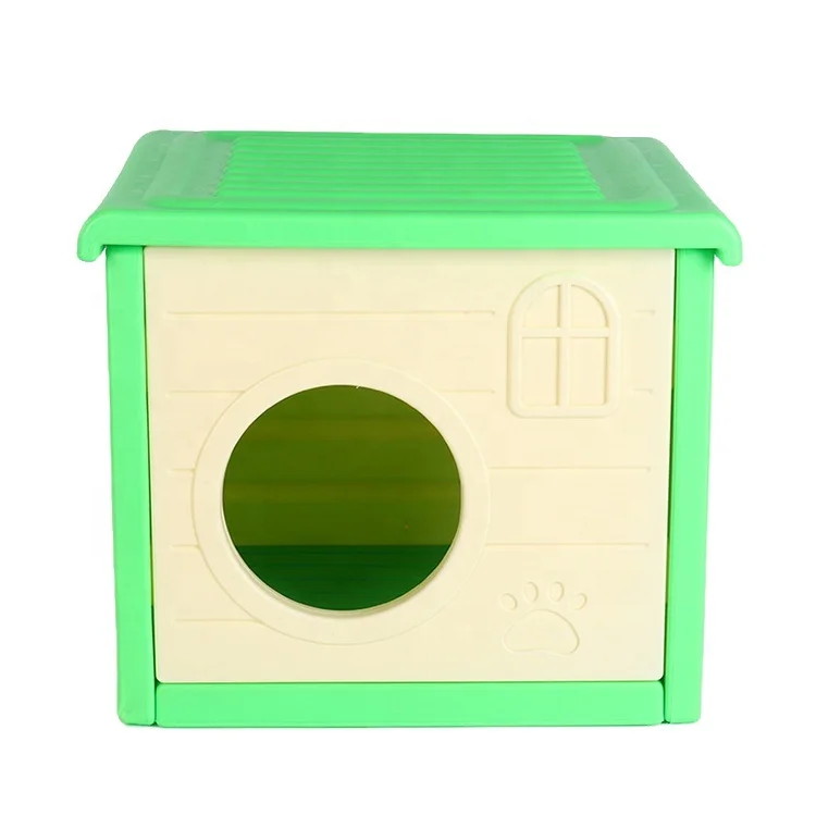 Geerduo PE Solid Outdoor and Indoor Easily Assembling Solid Waterproof Pet Dog Cat Cube Cave with Scratch Pad