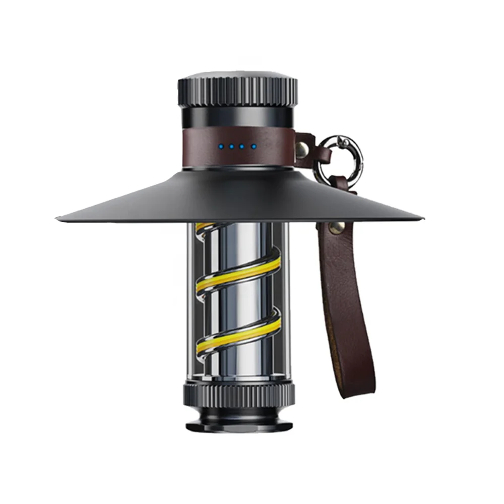 Kxk-818 300 люмен Тип зарядки лампа водонепроницаемый IPX4 поворотный переключатель вспышка свет перезаряжаемый встроенный аккумулятор кемпинговый фонарь